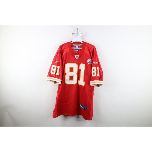 Reebok On Field Tony Moeaki Autographed Kansas City Chiefs Football Jersey #81